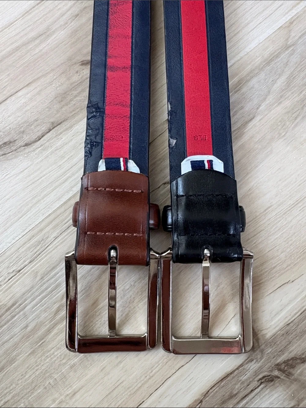 Tommy Hilfiger Leather Belt bundle - Black & Brown